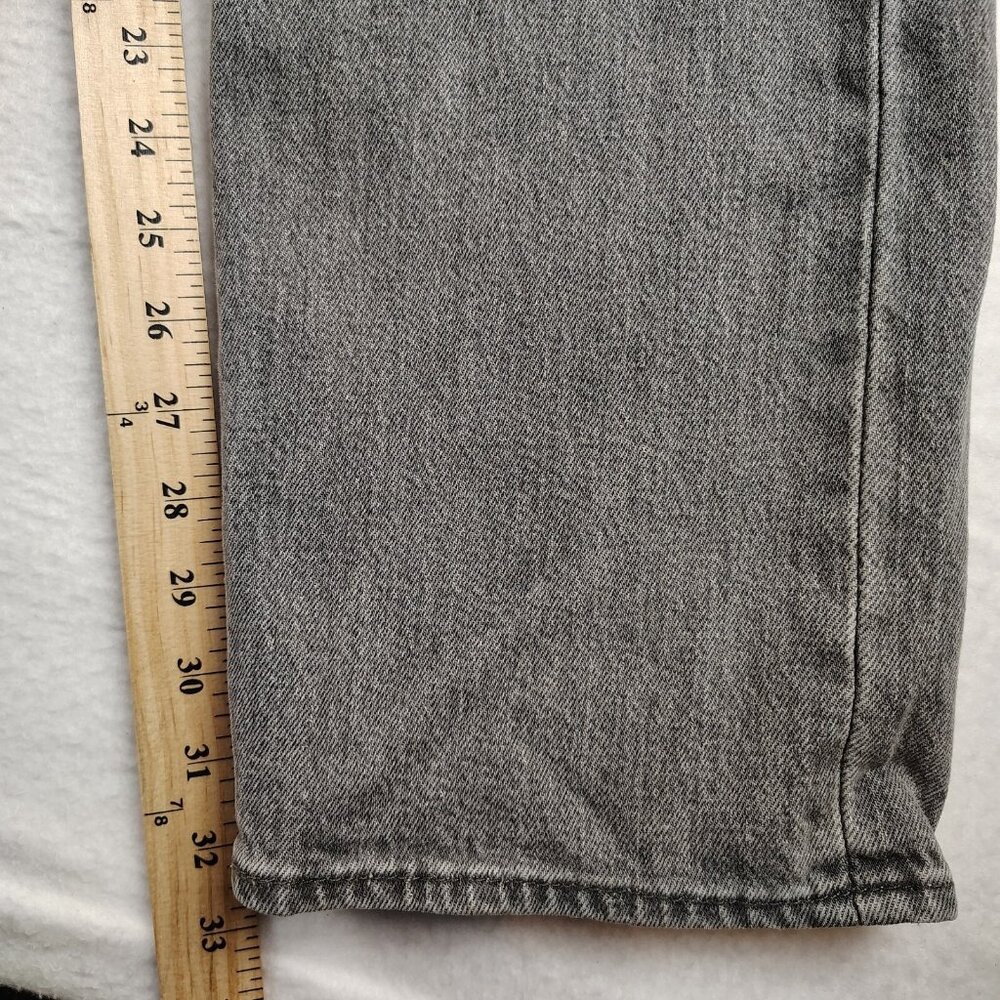 Levi 501 Jeans Men 34 x 34  Charcoal Gray Button Fly Red Tab - Picture 9 of 11